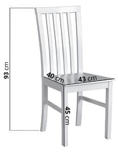 MebleMWM Krzesło drewniane MILANO 1-D