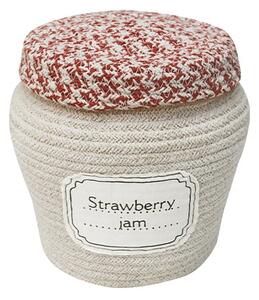 Kremowy tekstylny dziecięcy kosz na zabawki ø 20x23 cm Jam Jar – Lorena Canals