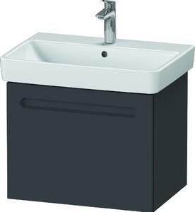 Zestaw Duravit No.1 umywalka z szafką 59 cm grafit mat/biały (N14282049490000, 23756500002)