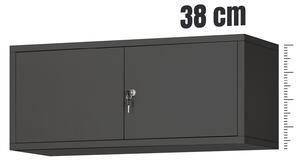 Nadstawka do szafy EWA, 900 x 380 x 400 mm, antracytowa