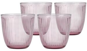 Zestaw różowych szklanek 295 ml, 6 szt
