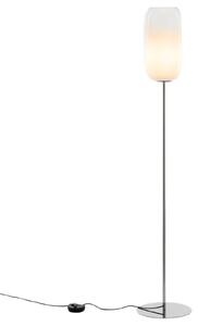 Lampa Podłogowa Artemide, Gople, ściemnialny, biały, salon, szkło, design