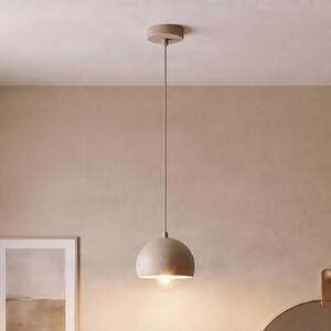 Lampa wisząca Sool Luminex, możliwość ściemniania, kremowy / amber, salon / jadalnia, metal