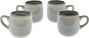 Zestaw 4 ceramicznych kubków Warm 100 ml, szary
