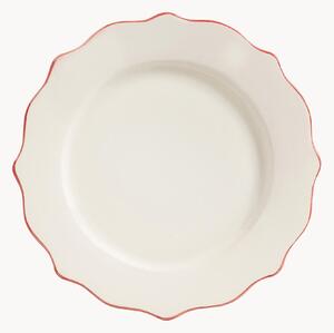 Ręcznie malowany talerz Scalloped