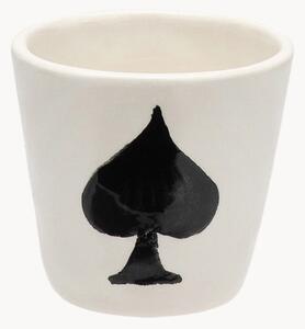 Ręcznie malowana filiżanka do espresso Ace of Spades