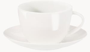 Filiżanka ze spodkiem z porcelany kostnej Patricia