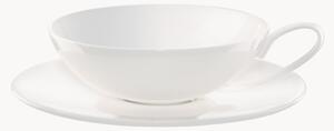 Filiżanka ze spodkiem z porcelany kostnej Patricia