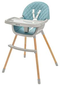 Baby Mix Krzesełko do karmienia Freja wooden, zielony