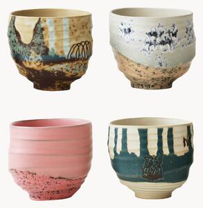 Komplet ręcznie malowanych kubków Artist Ceramics, 4 elem