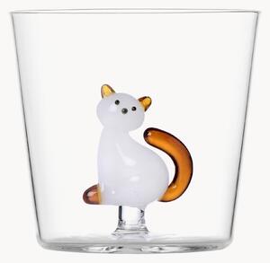 Szklanka ze szkła borokrzemowego Tabby Cat