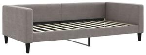 Sofa rozsuwana, kolor taupe, 100x200 cm, tkanina