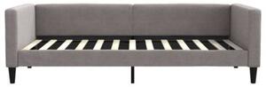Sofa rozsuwana, kolor taupe, 100x200 cm, tkanina