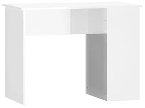 Biurko z półkami w kolorze białym z połyskiem - Orivietto