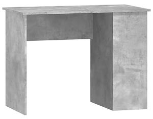Szare biurko z półkami w kolorze beton E8-C36