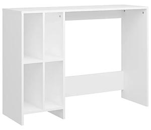 Biurko z półkami na książki w kolorze białym - Salzo