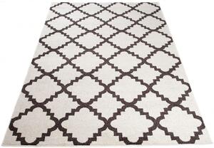 Kremowy dywan w marokański wzór - Mistic 5X