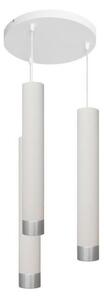 Helam LED Żyrandol na lince TUBA 3xGU10/4,8W/230V biały/matowy chrom HE1304