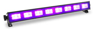 Beamz BUV93, listwa LED, czarne światło, przełącznik, 8 x 3 W UV LED
