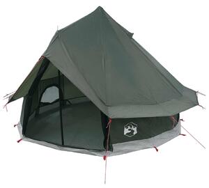 Namiot Tipi Zielony wojskowy 250 x 250 cm Poliester i Stal
