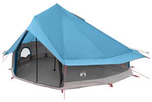 Namiot Tipi niebieski 700 x 700 x 395 cm Poliester i Stal