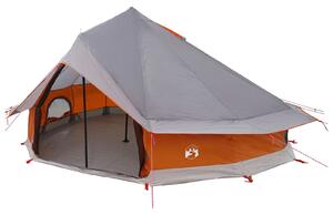 Namiot Tipi z dachem Szary i pomarańczowy 700 x 700 x 395 cm