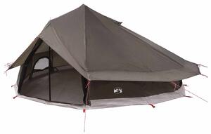 Namiot Tipi Brązowy Szary 800 x 800 x 430 cm Poliester i Stal