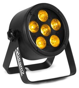 Beamz Professional BAC302, reflektor ProPar, 6 x 12 W LED 6 w 1 RGBWA UV, ściemniacz, pilot zdalnego sterowania