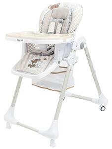 Baby Mix Krzesełko dla dzieci do karmienia, beżowy