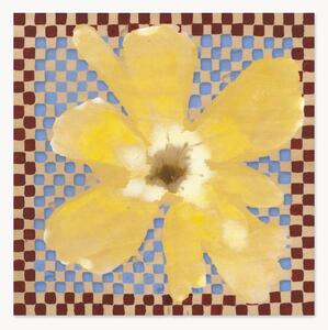 Plakat Flower with Checks 03