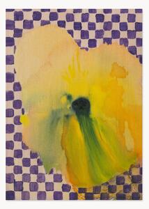 Plakat Flower with Checks 02