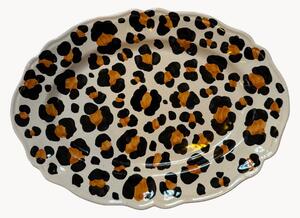 Ręcznie wykonany półmisek Leopardo