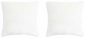 Poduszka 2 pcs Biały 80 x 80 cm Włókno bambusowe