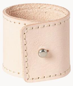Obrączka na serwetkę ze skóry Blush, 4 szt