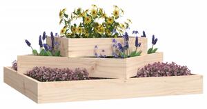 Donica, 83x83x27 cm, lite drewno sosnowe