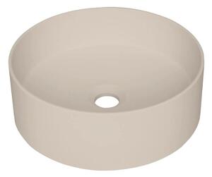 Deante Deante CQS_5U4S - Umywalka nablatowa SILIA śr. 36 cm granit/beżowa DN0071