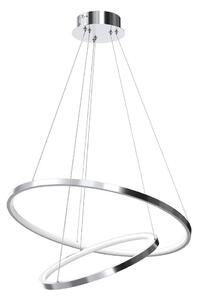 Milagro LED Żyrandol na lince HOOP LED/51W/230V śr. 60 cm 4000K chrom błyszczący MI2655