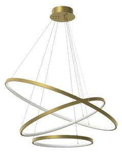 Milagro LED Żyrandol na lince HOOP LED/93W/230V śr. 80 cm 4000K złoty MI2659