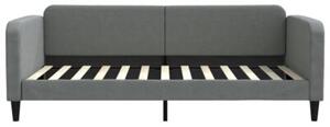Sofa rozsuwana, ciemnoszara, 100x200 cm, tkanina