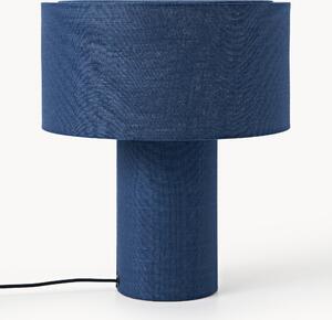 Lampa stołowa z lnu Ron