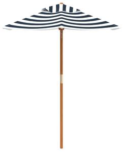 Parasol ogrodowy dla dzieci, na drewnianym słupku, Ø120x140 cm