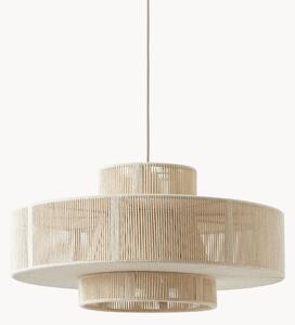 Duża lampa wisząca z lnianego sznurka Lace