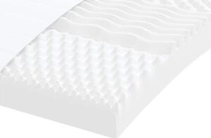 Sofa rozsuwana z materacami, ciemnozielona, 80x200 cm, aksamit
