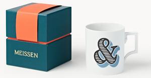 Westwing x MEISSEN, ręcznie wykonany kubek z ozdobnym motywem Initials
