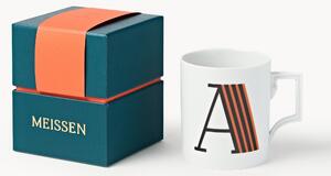 Westwing x MEISSEN, ręcznie wykonany kubek z ozdobnym motywem Initials