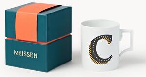 Westwing x MEISSEN, ręcznie wykonany kubek z ozdobnym motywem Initials