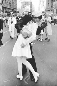 Plakat, Obraz Eisenstaedt -Kissing on Vj Day