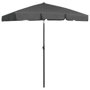 Parasol plażowy, antracytowy, 180x120 cm