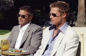 Fotografia George Clooney And Brad Pitt