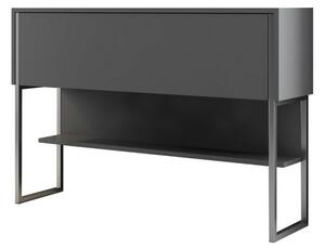 Komoda Luxe Anthracite and Silver